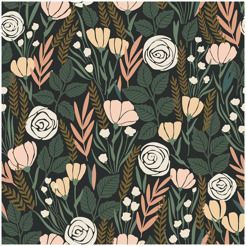 Rouleau de fleurs Tamaran
