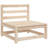  Garden Sofa Set Natural Wood Solid Pine Wood 9-Piece Set Modular-2087879137