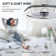 Ceiling Fans With Lights And Remote, Modern Smart LED Ceiling Fan Light