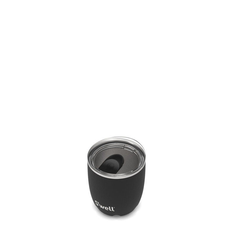 S'well Stainless Steel Triple-Layered Vacuum-Insulated Tumbler, Onyx, 10 oz.