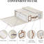 Boîte de rangement pliante avec fenêtre-260668748