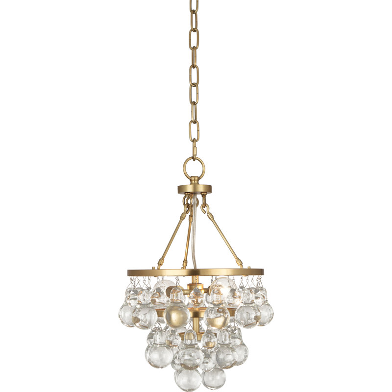 Bling 2 - Light Unique/Statement Pendant, Antique Brass