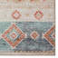 Tapis orange / bleu / blanc tissé à la machine Jerrell-1346027114