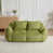 Tissu vert sélectionné