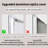65"X21" Full Length Dressing Mirror With Lights - Dimming Option, -Proof Glass, Heat Dissipation, Silver 65X21in Wall Hanging, Shatter, Long Service Life, Color Temperature Control,