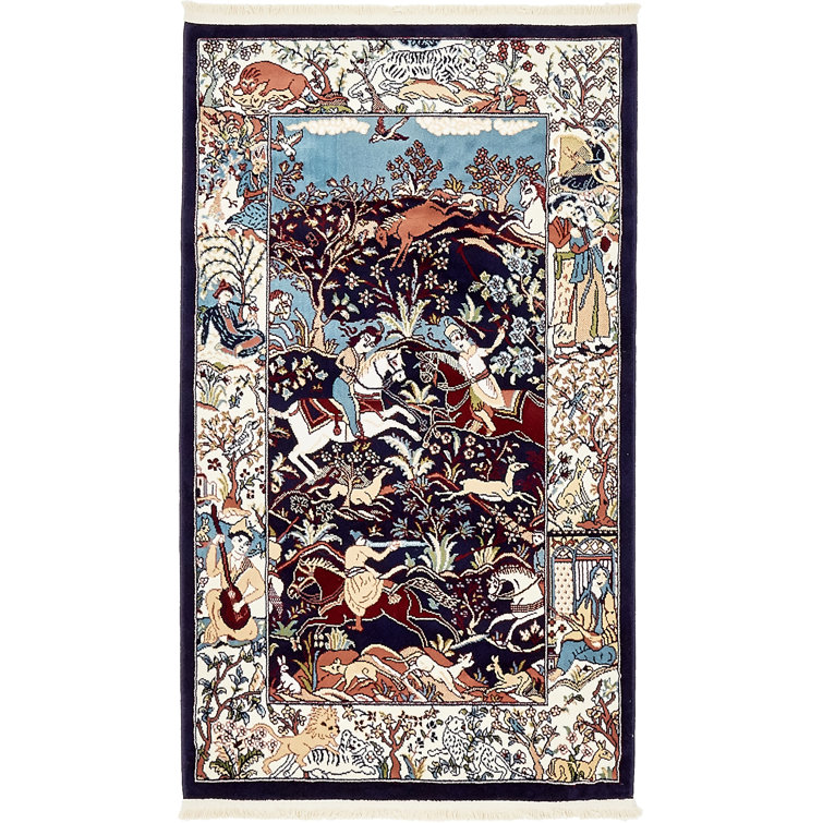 Tapis de style oriental multicolore Ledger