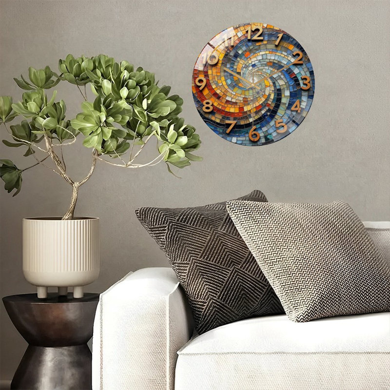Horloge murale Spiral