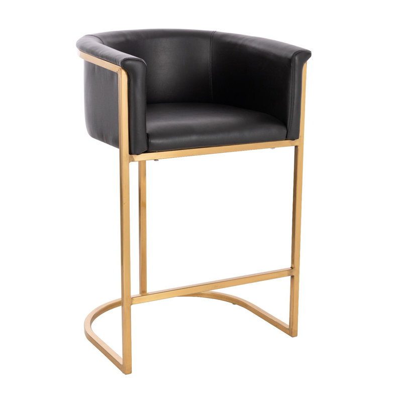 Tabouret de bar Kenia, Noir