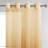 2 Panels Ombre Sheer Curtains - Faux Linen Gradient Semi Voile Grommet Top Drapes for Bedroom and Living Room Decor-968417352-968417345