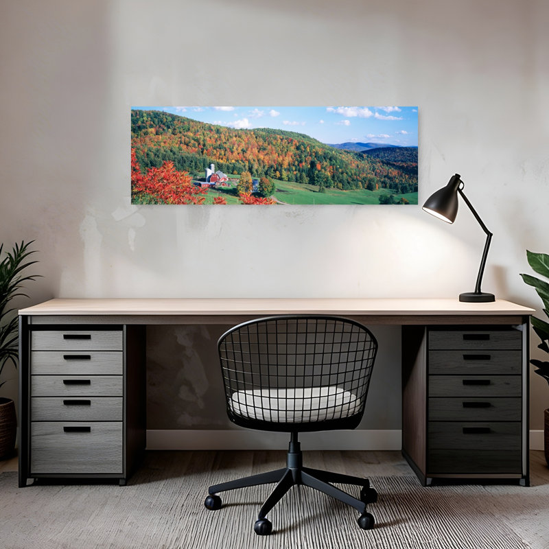 Hillside Acres Farm, Barnet, Vermont, États-Unis, H 12 po x l 36 po