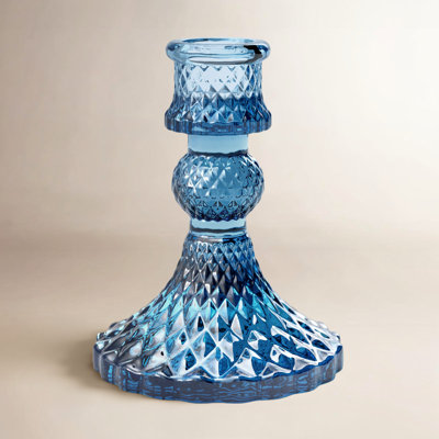 Samira Glass Tabletop Candlestick