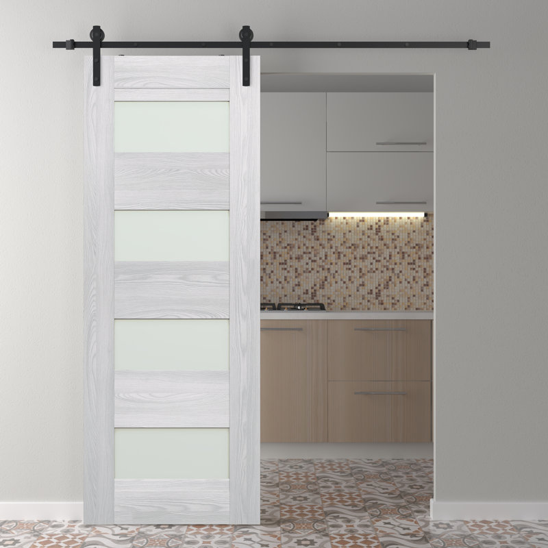Porte de grange Avon, Pacane, 35,875 po x 83,23 po