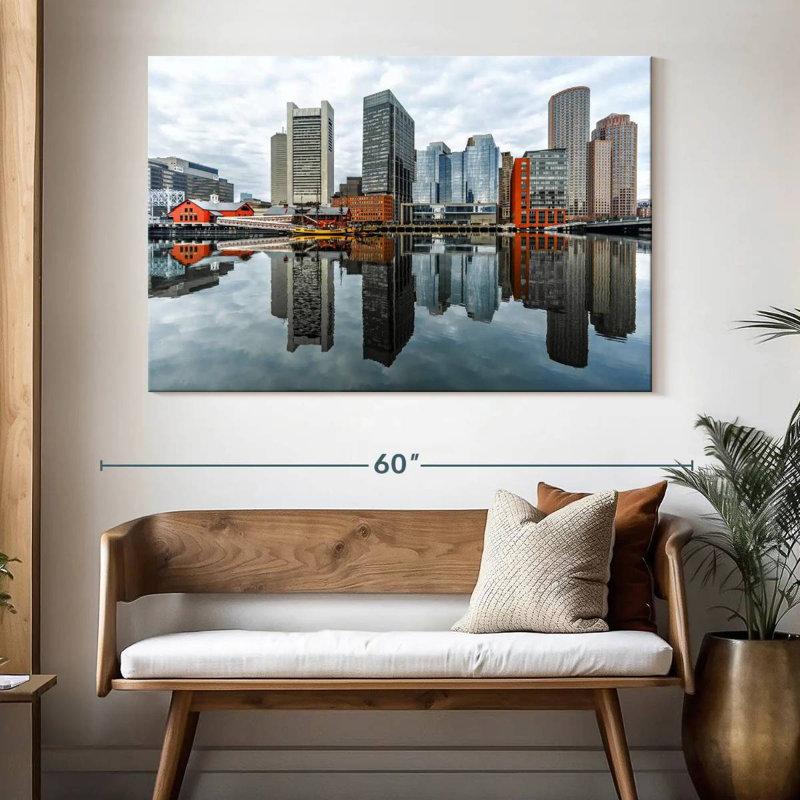 Ravi Boston Harbor View, 34" H x 51" W