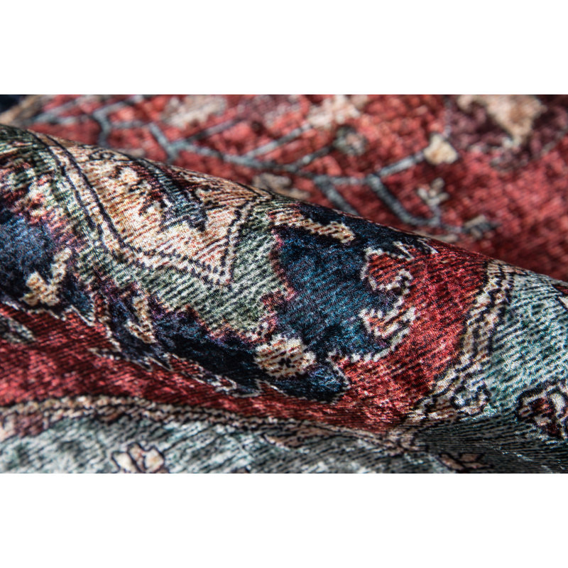 Tapis oriental rouge Katherine, Rectangle 6 pi x 9 pi