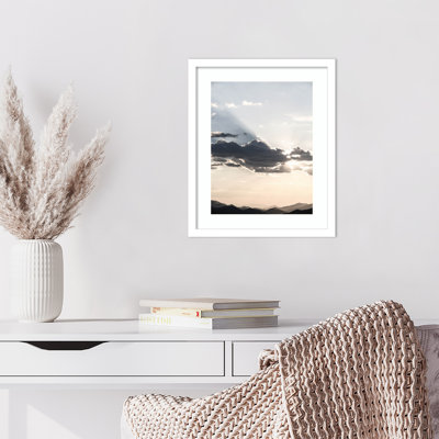 Reproduction d'art encadrée «Isobel Sonstraal Sunset» par Shot par Clint Wood