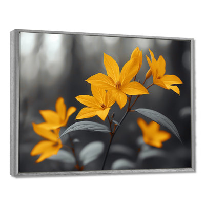Fleur de cerisier jaune et jaune III