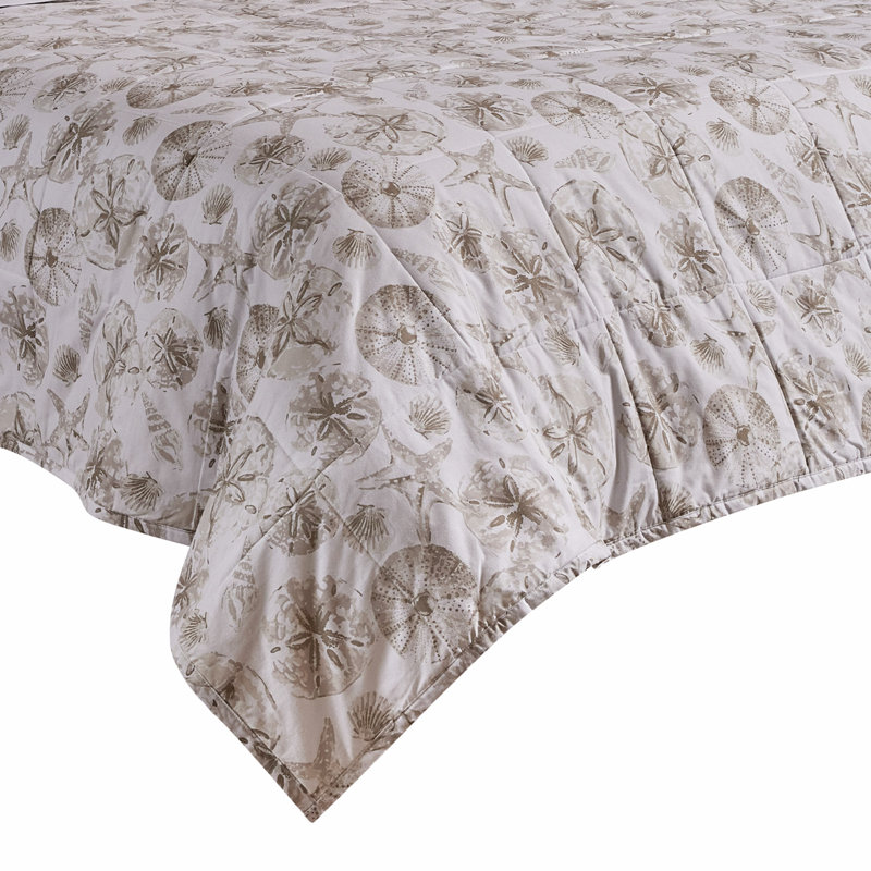 Beach Cove Cotton Quilted Bedspread, King