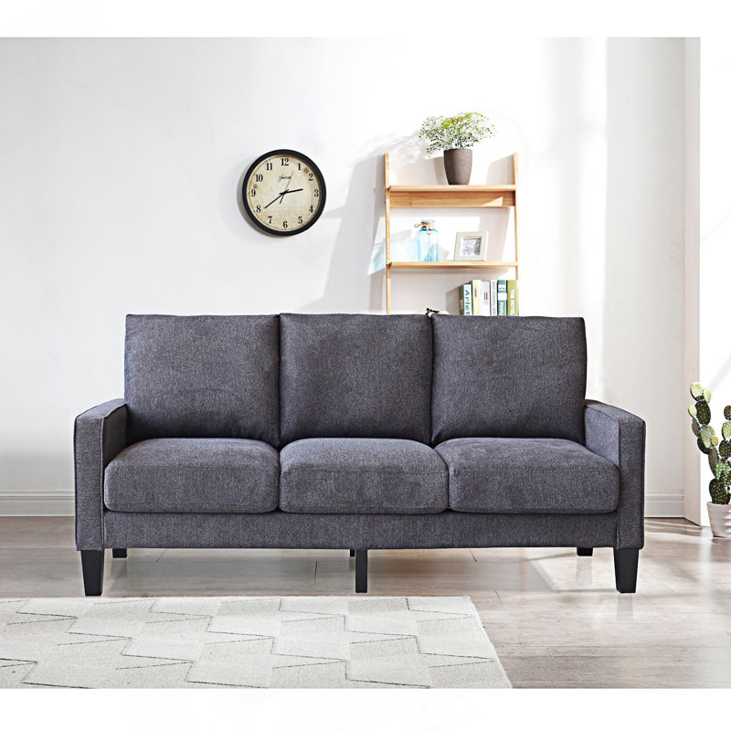 Canapé moderne, canapé de salon moderne confortable pour la maison, Gris foncé