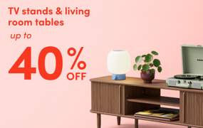 TV stand & living room table clearance