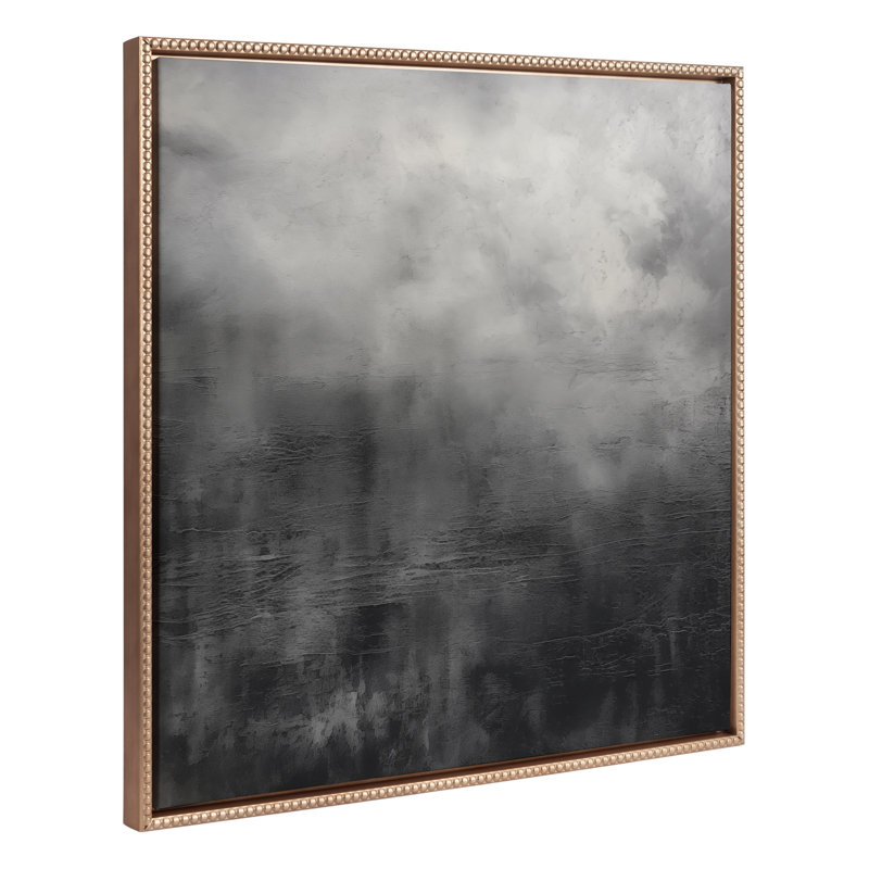 Colorful Tonal Abstract by The Creative Bunch Studio Framed Canvas Wall Art Print