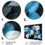 «Poinsettias II», impression d'art mural gris et bleu-964340054-925379370