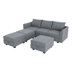 Bluish Gray Polyester
