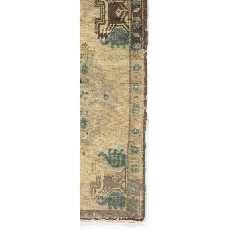Wool Area Rug in Tan
