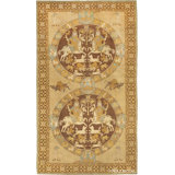 One-of-a-Kind Rectangle 6'4" X 11' Hand Knotted Area Rug