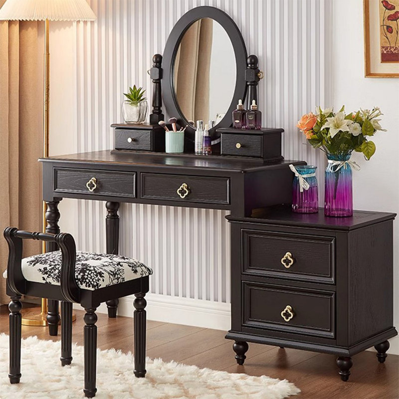 Miroir de maquillage 4 tiroirs