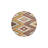 Cross Geometric Diamond Brown Pattern Washable Decorative Machine Washable Area Rug-1323451988