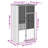 Drabic 78.7'' Steel Flat Top Flight Cage-447036432
