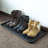 Scotland Outdoor Shoe and Boot Tray - Weather-Resistant Hard Plastic Shoe Mat-21120912
