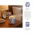 Decoraive Lavender Verbena Scented Candle for Living Room - Ceramic Chinoiserie for Bookshelf, Coffee Table, Bedroom - 5", Blue & White-1560965881