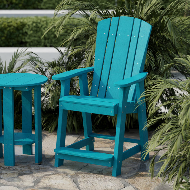 Heritage Balcony Chair Set with Table, Aruba Blue
