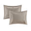 Lit charmeuse 7 pièces Taupe
