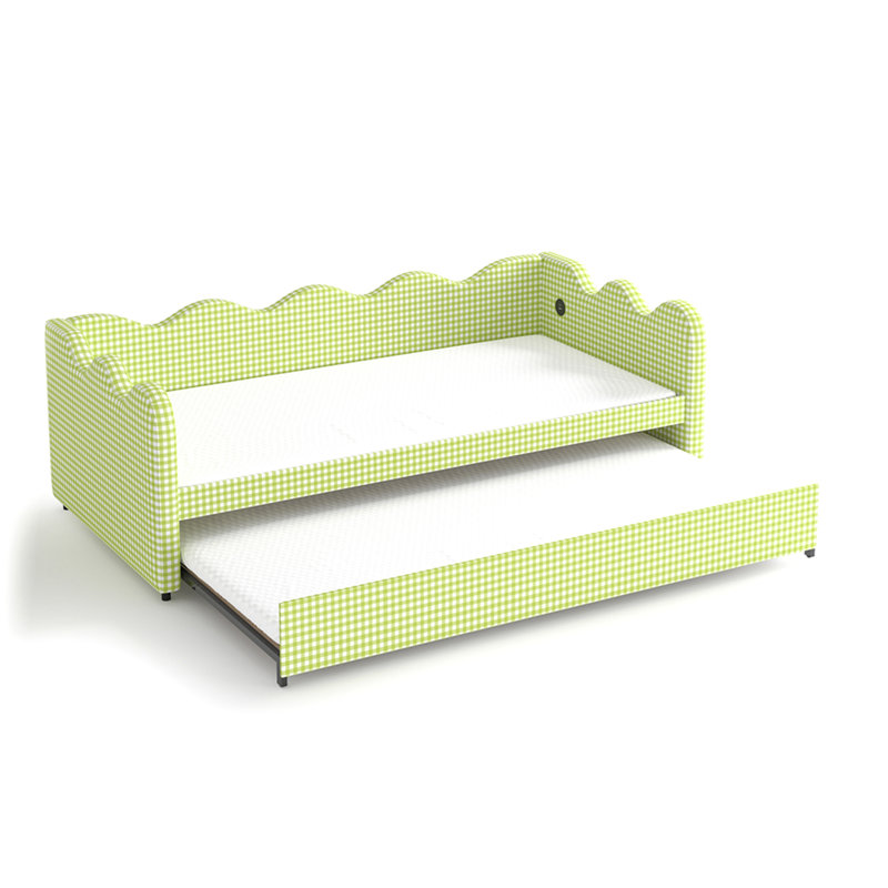 Canapé-lit convertible, canapé-lit 2 en 1, canapé-lit pliant pour petit espace avec charge USB, triple renforcé et sans affaissement pour le salon, la chambre d'amis,