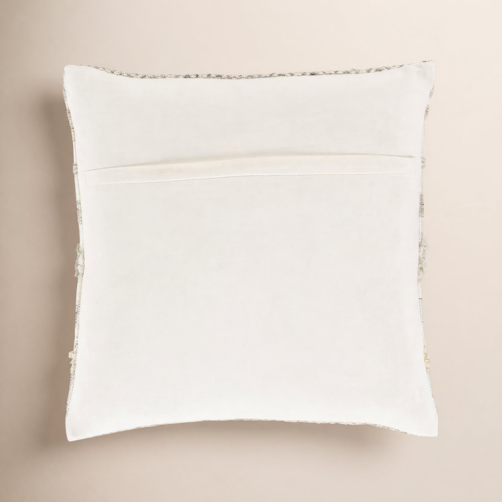 Venora Fringed Cotton Throw Pillow, 22" x 22", Pillow Cover Only
