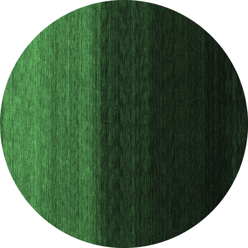 Washable Abstract Indoor Rug, Round 5'