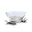 Sea And Shore Glass Dessert Bowl