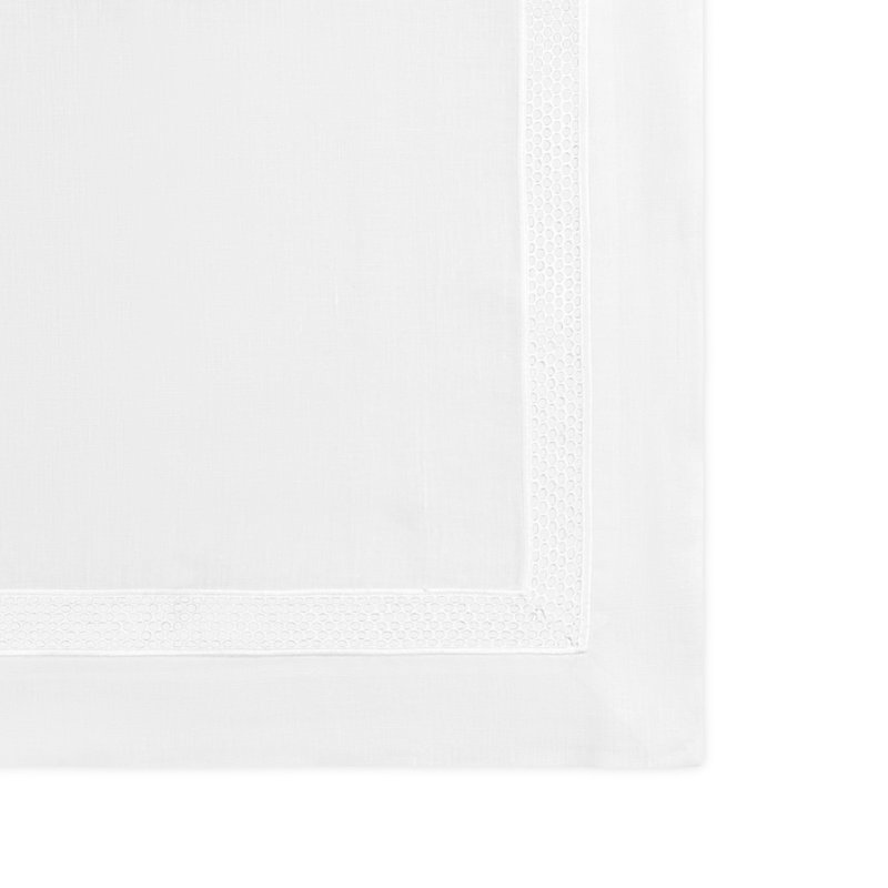 Ritz Linen Tablecloth, Ivory, 126" x 72"