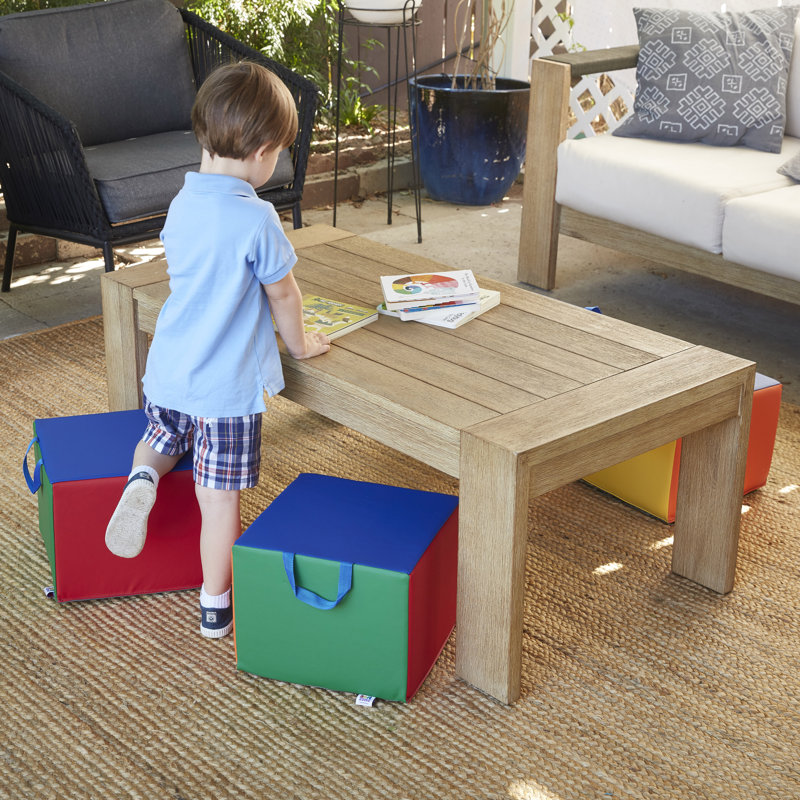 Assorted Colorful Foam Children's Cozy Cubes, 4-Pack