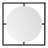 Metal Flat Wall Mirror