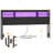Storage Headboard with LED Lights, Bookcase Headboard with Charging Station-1740395107-1740395104