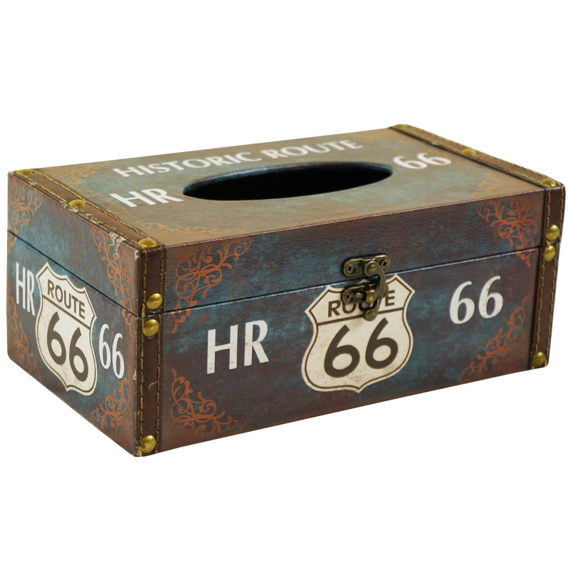 Housse pour boîte à mouchoirs Hallberg Historic Route 66