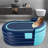 55.11" Portable Inflatable Tub Bathtub W/ Wireless Electric Air Pump-88695946