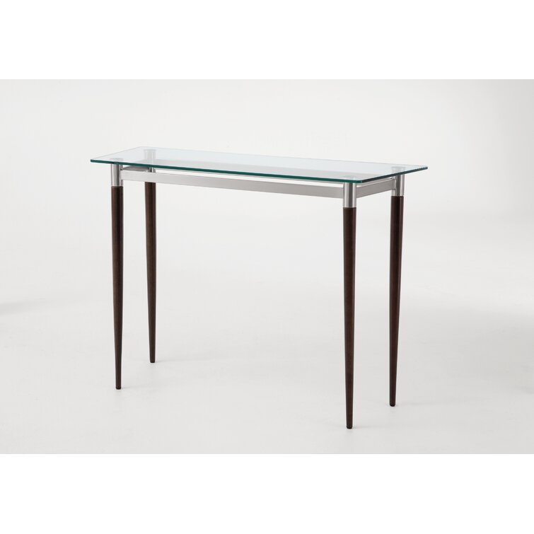 Ravenna Lounge Reception Sofa Table 40x15" Glass Top
