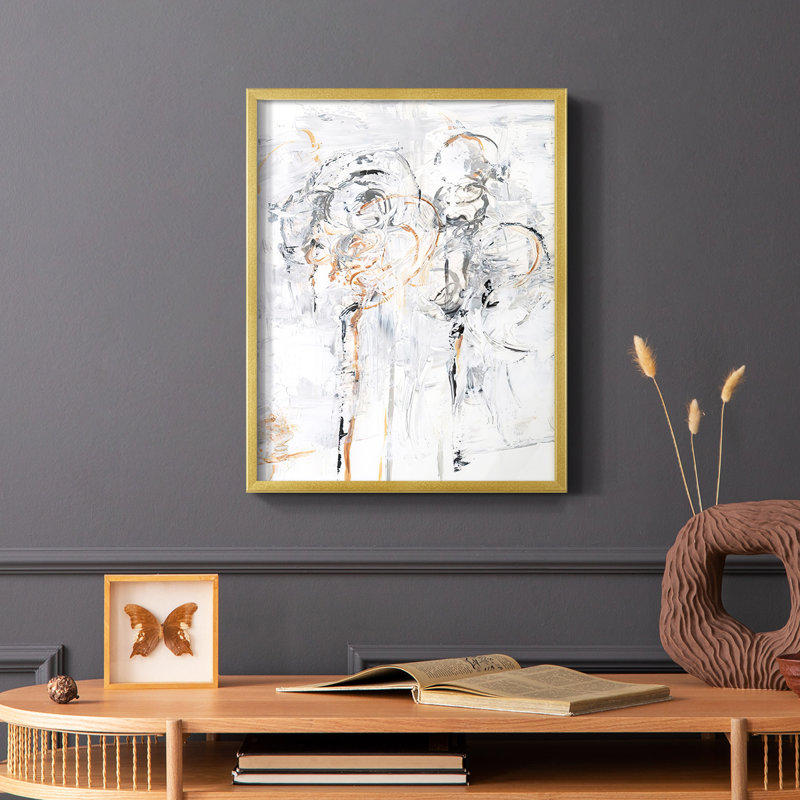 «Spring Wildflowers II», reproduction encadrée - bois massif