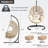 Cleophes Upholstered Swivel Accent Chair-568434288