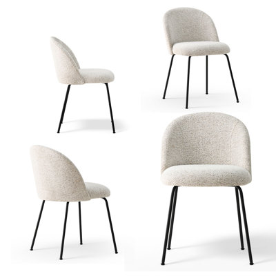 19.5"Seat Height Upholstered Fabric Dining Side Chair by Corrigan Studio