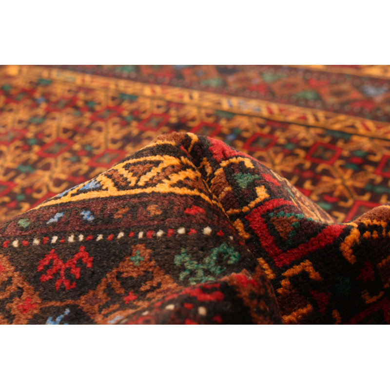 Teimani Brown Rug 3'10" x 6'4"